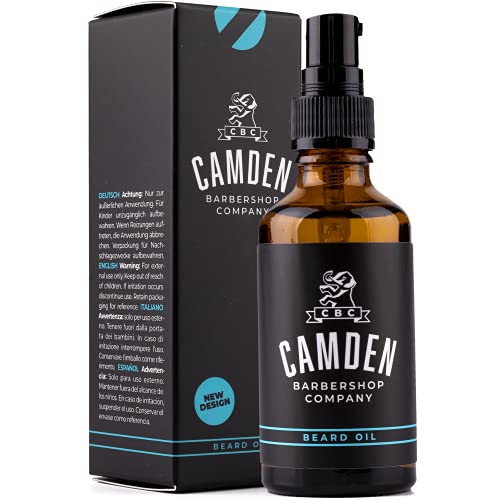 Original beard oil from camden barbershop company for the maintenance and care of beard product 100 natural 50 ml 0