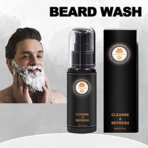 Complete beard kit for men beard box with beard conditioner beard shampoobeard oilbeard combbeard brushbeard balmbeard scissorselectronic bookbeard care gifts for men 0 2