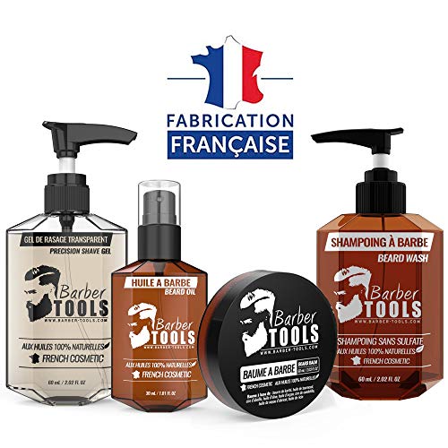 Kitsetcoffret for beard care with cosmetic barber care made in france barber tools 0 3