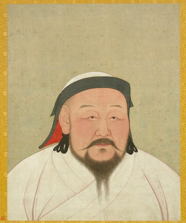 Yuan Chinese bearded emperor