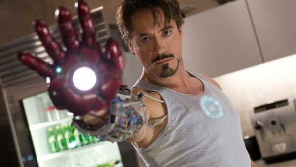 Barba de superhéroe Iron Man