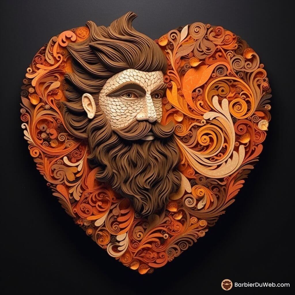 Bdw beard morphology face heart 4