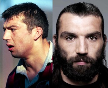 Seb chabal antes y después de la barba