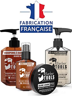 cosmetiques barber tools barbe rasage huile