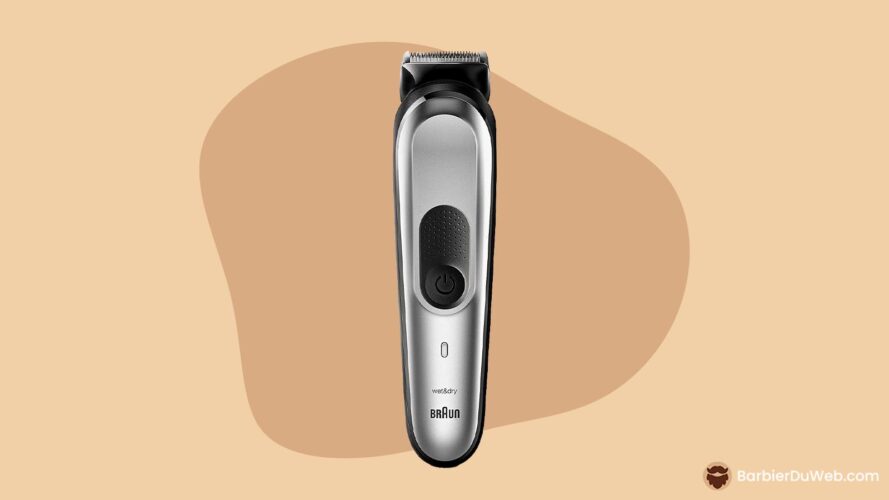 Tondeuse multifonction braun mgk7220 pour cheveux et barbe 3