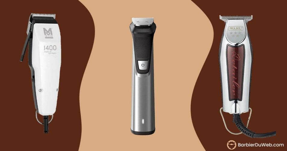 3 tondeuses de barbe rechargeables