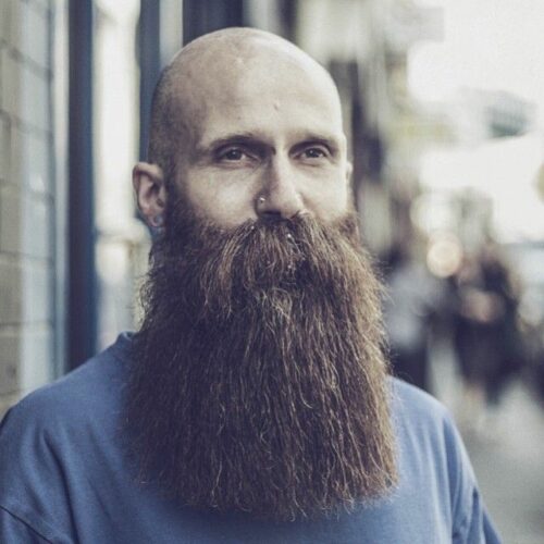 Viking man beard long and thick