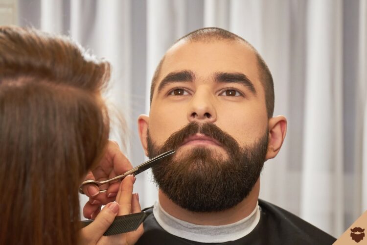 Tijeras para recortar el bigote y la nariz