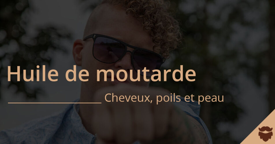 Huile de moutarde pour les cheveux, poils et pellicules