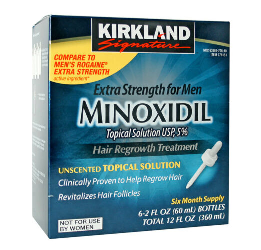 Minoxidil kirkland pour la barbe