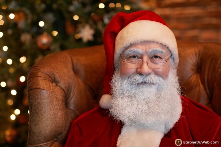 Santa's beard how to trim it