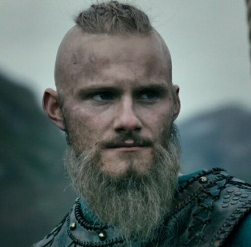 Serie vikings bjorn ironside cote de fer barbe