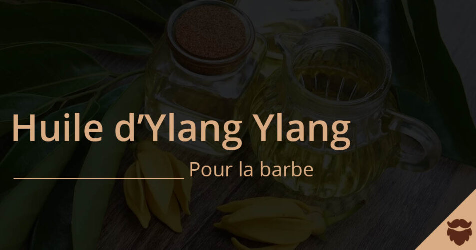 Huile essentielle d'ylang ylang pour la barbe