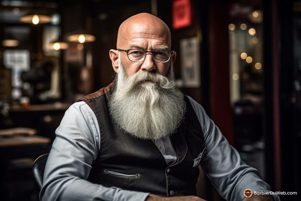 man with beard and glasses