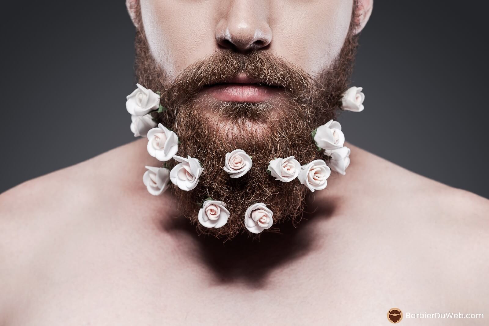 Barba con flores (cuidado)