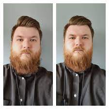 Reddit before-after beard straightener comb