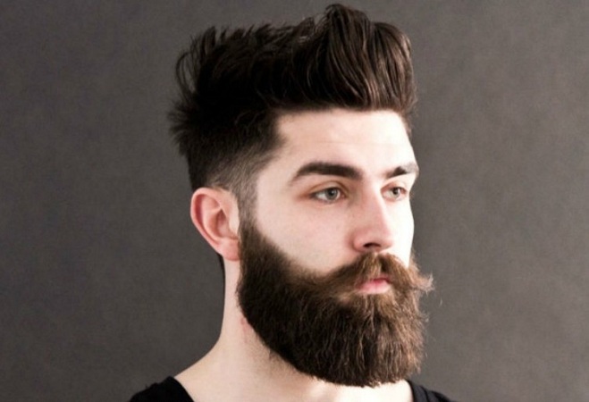 Homme style barbe garibaldi