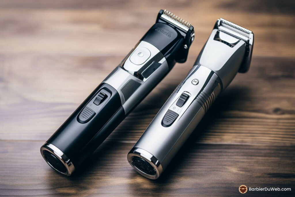Men's beard and hair clippers