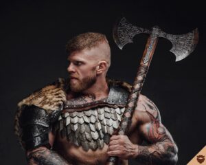 viking-barbe-courte-guerrier